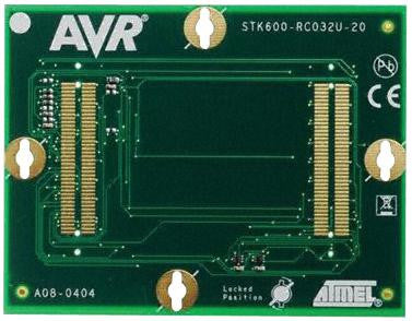 MICROCHIP ATSTK600-RC20 Routing Card for the 32 Pin MegaAVR in TQFP Socket Supplementing the Atmel STK6000 Starter Kit