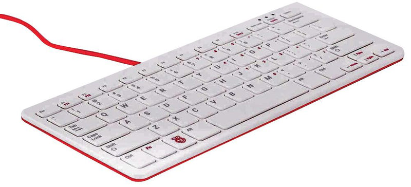 RASPBERRY-PI RPI-KEYB (UK)-RED/WHITE Development Kit Accessory Official Raspberry Pi Keyboard Red/White UK Layout Wired