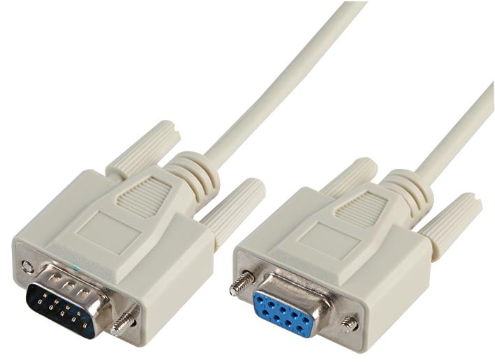 PRO Signal PS11269 PS11269 9 Pin D Sub (DB9) Male to Female Lead 5m