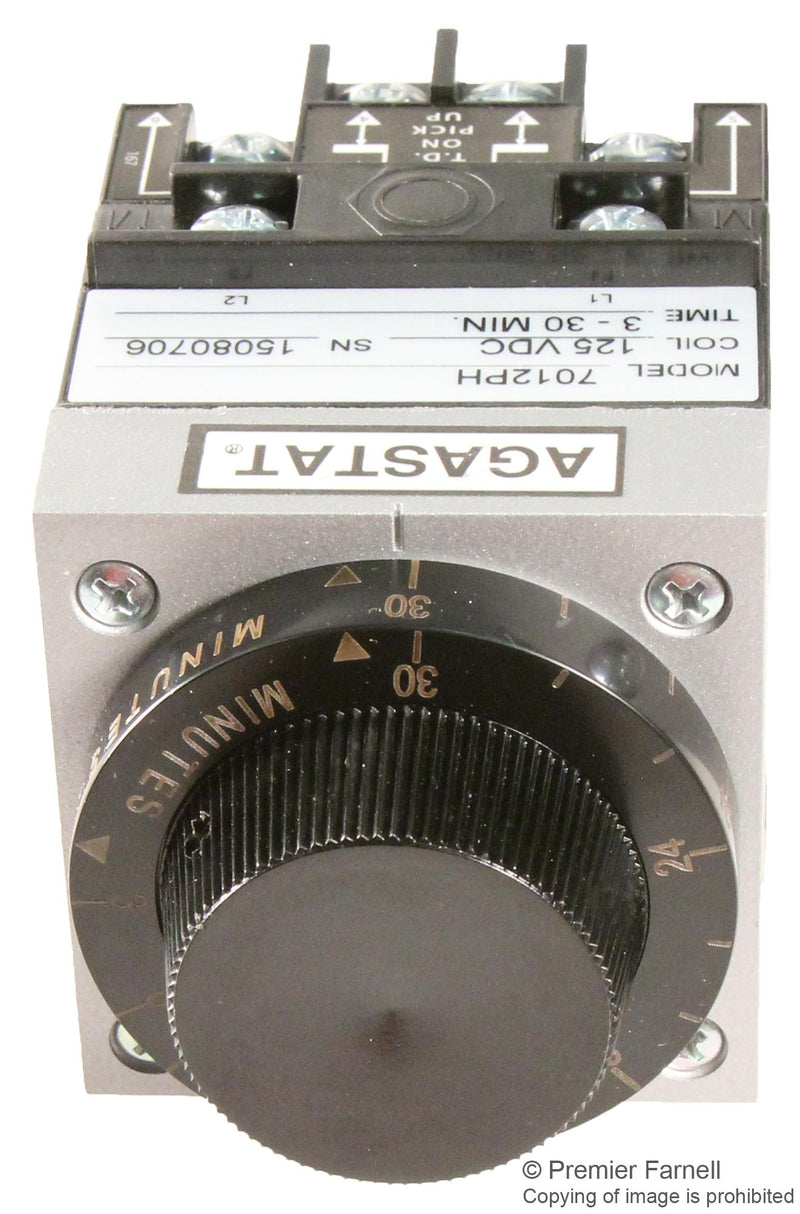 Agastat - TE Connectivity 7012PH 7012PH Time Delay Relay Dpdt 30MIN 240VAC