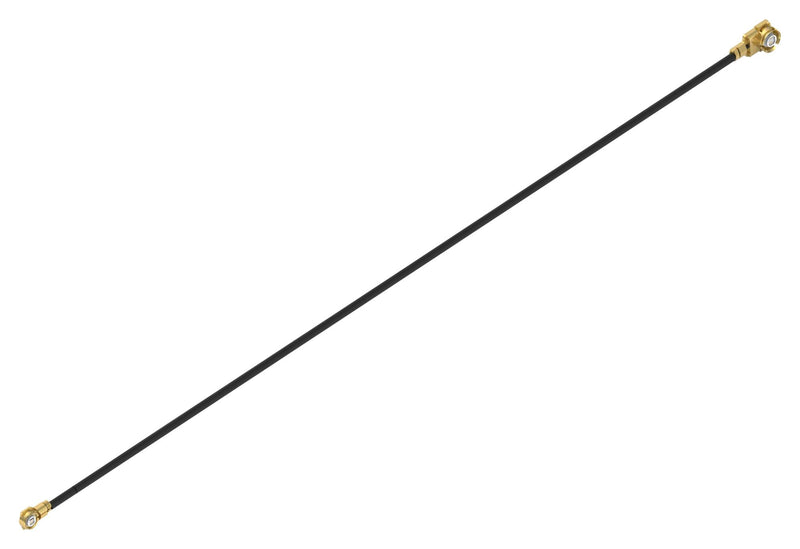 TE Connectivity 2016677-4 RF / Coaxial Cable Assembly 90&deg; Umcc Plug to 0.81mm 50 ohm 8.66 " 200 mm