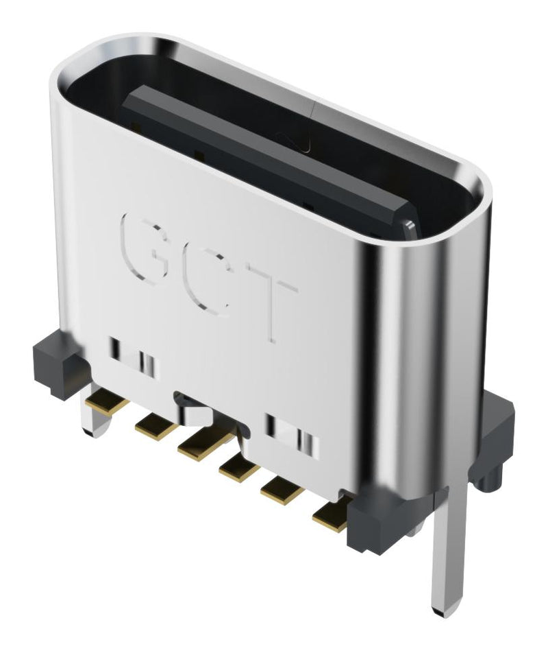 GCT (GLOBAL Connector TECHNOLOGY) USB4140-GF-0230-C. USB Conn Rcpt 24P6C SMT/TH 2.3MM