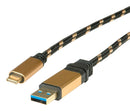 Roline 11.02.9012 USB Cable Type A Plug C 500 mm 19.7 &quot; 3.1 Black