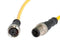 Harting 21350102426020 M12 A-CODE 4-PIN Straight Male TO Female 2M TPE Yellow Jacket 51AK5424 New