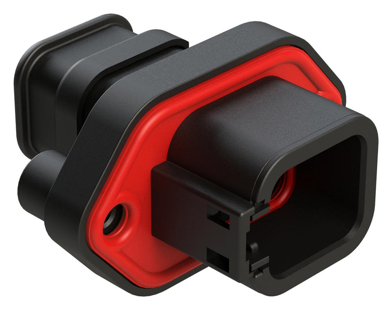 Amphenol SINE/TUCHEL ATP04-6P-PM16BK Automotive Housing Rcpt 6POS 25A BLK