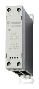 Finder 77.11.9.024.8250 Solid State Relay SPST-NO 15 A 32 VDC DIN Rail Screw Zero Crossing