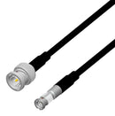AMPHENOL RF 095-850-189M100 RF COAX, BNC PLUG-HD BNC PLUG, 1M