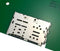 HIROSE(HRS) KP15TL-SF(800) Memory Card Connector Combo - Microsd Nano SIM Push In-Pin Eject Copper Alloy