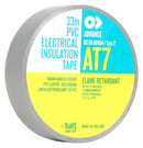 Advance Tapes AT7 GREY 33M X 19MM Electrical Insulation Tape PVC (Polyvinyl Chloride) 19 mm x 33 m