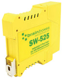 Brainboxes SW-525 SW-525 Switch 5 Ports Industrial Unmanaged PoE Fast Ethernet DIN Rail RJ45 x 10Mbps 100Mbps New