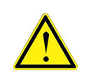 Panduit PESW-B-9Y Label ISO General Caution Symbol Warning 25.4mm Triangle Vinyl Black on Yellow 10