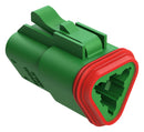 Amphenol SINE/TUCHEL AT06-3S-GRN Automotive Housing Plug 3POS 13A GRN