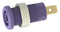 Tenma 72-14230 Banana Test Connector Jack Panel Mount 36 A 1 kV Gold Plated Contacts Purple