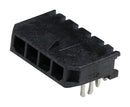 Molex 43650-0404 Wire-To-Board Connector 3 mm 4 Contacts Header Micro-Fit 3.0 43650 Series Through Hole 1 Rows