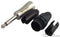 NEUTRIK NP2XL 2 Pole 1/4'' Professional Phone Plug for Large Cables (6.35mm Mono Jack Plug)