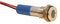 APEM Q8F3CXXB12E LED Panel Mount Indicator, Bright Chrome Bezel, Blue, 8 mm, 12 VDC, 20 mA, 4 mcd, IP67