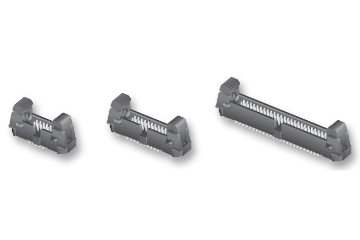 Samtec EHF-117-01-F-D-SM . Pin Header Wire-to-Board 1.27 mm 2 Rows 34 Contacts Surface Mount Straight EHF Series