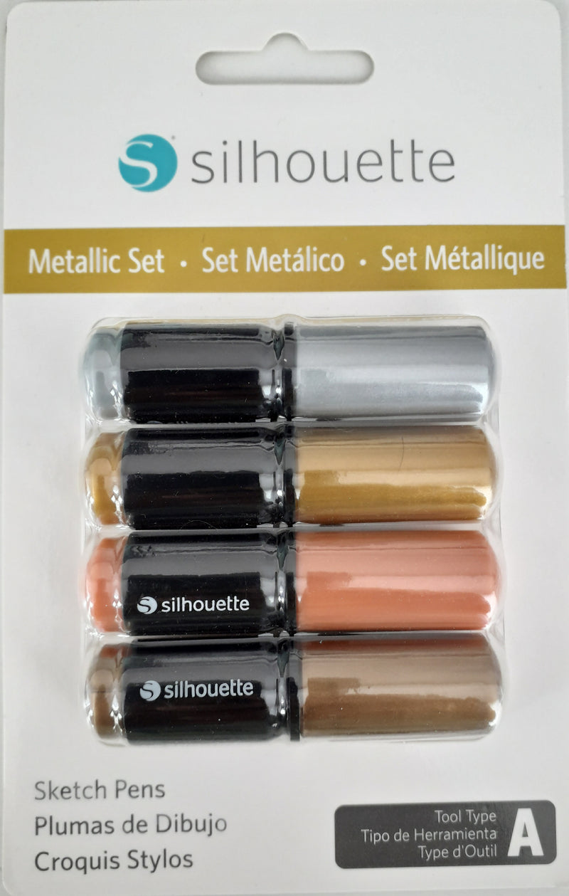 silhouette Sketch Pen Metallic Pack (4 Pens)