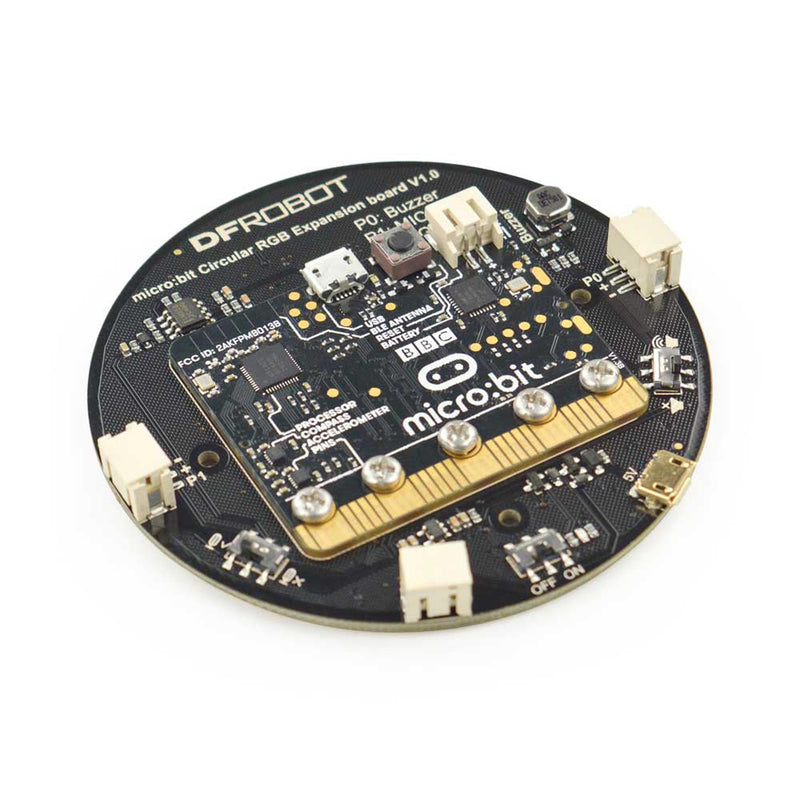 Dfrobot ROB0150 ROB0150 Micro Circular RGB LED Expansion Board WS2812 For BBC micro:bit Boards