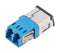 L-COM FOA-810-BLU Fiber Coupler LC/LC Duplex External Shutter SID 52AK0102 New