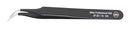 Wiha 32335 Tweezer ESD Precision Curved Pointed Stainless Steel 120 mm Overall Length