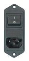 SCHAFFNER FN 282-4-06 Power Entry Connector, FN 280 Series, Socket, 250 V, 4 A, Panel Mount, Quick Connect