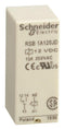 SCHNEIDER ELECTRIC RSB2A080JD General Purpose Relay, RSB Series, Interface, DPDT, 12 VDC, 8 A