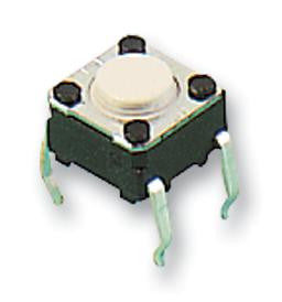 ALPS SKHHAQA010 Tactile Switch, Non Illuminated, 12 V, 50 mA, 2.55 N, Solder