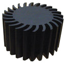 FISCHER ELEKTRONIK SK584 60 SA LED Heat Sink, Black Anodized, Round, IC Design LEDs, Aluminium, 2 &deg;C/W, 60 mm, 105 mm