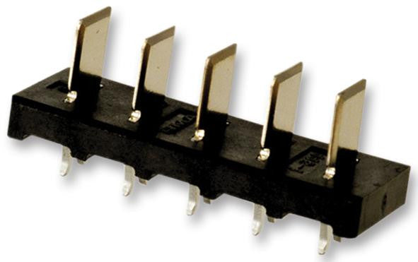 AMP - TE CONNECTIVITY 5787446-1 Battery Contact, Through Hole, Brass, Tin Plated Contacts