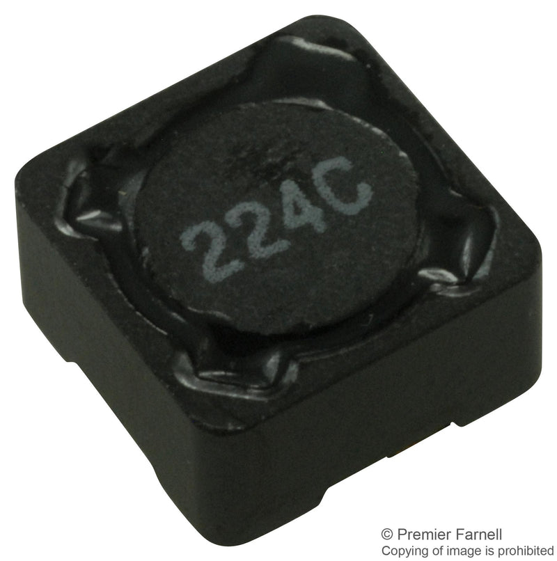 MURATA POWER SOLUTIONS 46224C Surface Mount Power Inductor, 4600 Series, 220 &micro;H, 570 mA, Shielded, 1.05 ohm
