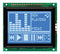 MIDAS MC128064D6W-BNMLW-V2 Graphic LCD, 128 x 64 Pixels, White on Blue, 5V, Parallel, No Font, Transmissive