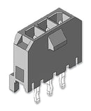 MOLEX 43650-0615 Micro-Fit 3.0 Header, SMT Compatible, Single Row, Vertical, with PCB Polarizing Peg, 6 Way