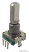 ALPS EC11E15244B2 Incremental Rotary Encoder, Metal Shaft, With Pushbutton, 11mm, Vertical, 30 Detents, 15 Pulses