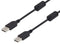 L-COM U2A00001-05M USB Cable Type A Plug to 500 mm 19.7 " 2.0 Black New