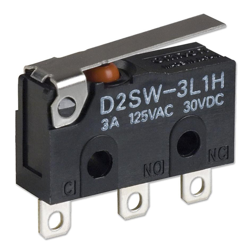 OMRON ELECTRONIC COMPONENTS D2SW-P2L1H Microswitch, SPDT, Solder, 2 A, 250 VAC