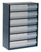 RAACO 137485 Storage Cabinet, 6 Drawer, Steel, 417mm