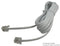 PRO SIGNAL PS11456ST Telephone Modular Cable, RJ11 Plug to RJ11 Plug, 9.8 ft, White