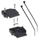 AMPHENOL FCI 863093C37ALF D Sub Backshell, DC, 90&iuml;&iquest;&frac12;, 180&iuml;&iquest;&frac12;, Thermoplastic Body