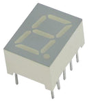 KINGBRIGHT SA39-11SURKWA 7 Segment LED Display, Mechanically Rugged, Red, 20 mA, 1.95 V, 46 mcd, 1, 9.9 mm