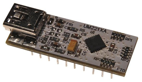 FTDI UMFT221XA-01 USB to 8bit SPI/FT1248 DIP Development Module with a 0.3inch Row Pitch Based on FT221XQ