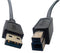 VIDEK 2585A-2 USB Cable Assembly, USB Type A Plug, USB Type B Plug, USB 3.0, 6.56 ft, 2 m