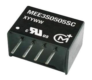MURATA POWER SOLUTIONS MEE3S1205SC Isolated Board Mount DC/DC Converter, 1kV Isolation, 1 Output, 3 W, 5 V, 600 mA
