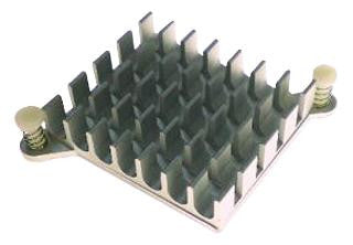 ABL HEATSINKS BGA-PP-015 Heat Sink, For Ball Grid Array, Push-Pin, BGA, 10.5 &iuml;&iquest;&frac12;C/W, 10 mm, 49 mm, 49 mm
