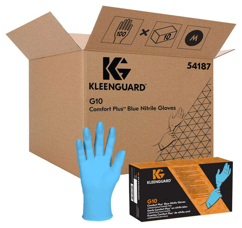 Kleenguard 54187 Glove Disposable Nitrile M Blue New
