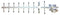 LPRS YAGI-869A ANTENNA, YAGI, 9 ELEMENT, 869-915MHZ