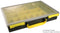 DURATOOL D01931 Compartment Storage Box Yellow 340 x 250 x 60mm
