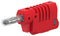 TENMA 76-1650 RETRACTILE PLUG, 36A, SCREW, RED