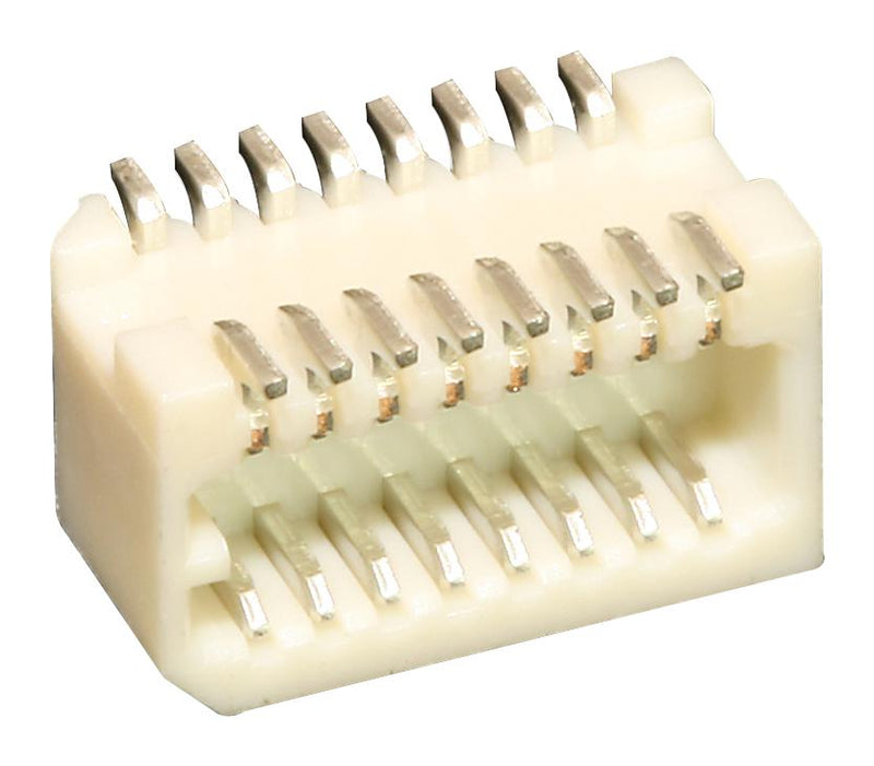 Molex 53309-1470 53309-1470 Mezzanine Connector Plug 0.8 mm 2 Rows 14 Contacts Surface Mount Right Angle