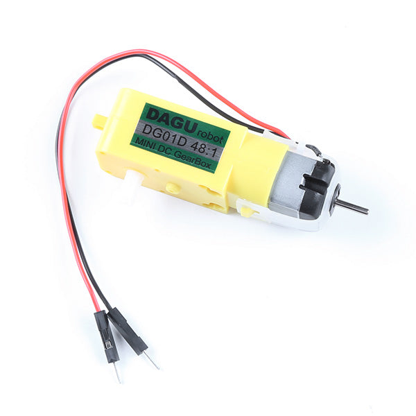 SparkFun Hobby Gearmotor - 140 RPM, Male Connectors (Single)